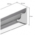 Врезной алюминиевый профиль для светодиодных лент LD profile – 24, 29490